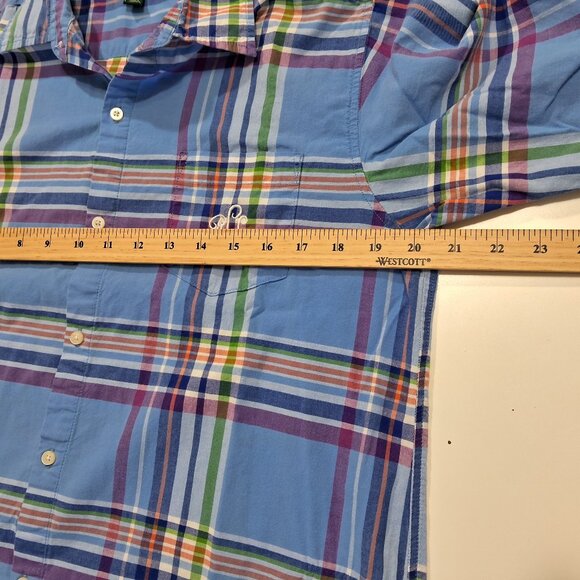Lauren Ralph Lauren Women’s Plaid Sleep Shirt- Size S - Picture 6 of 11